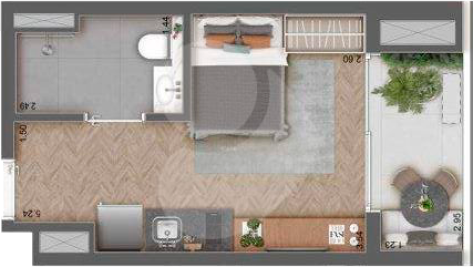 apartamento campo belo wb imoveis studiom