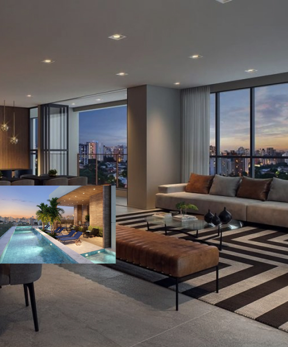 apartamento imovel studio campo belo